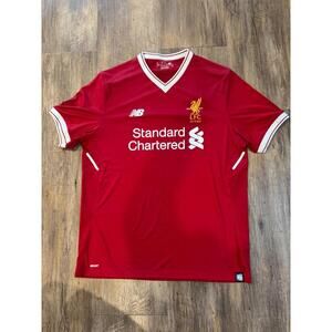 2017/2018 Liverpool Soccer 125 Anniversary Home New Balance Jersey Sz Lg